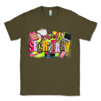 Army Green school secretary Classic Tee - AdoDesignShop