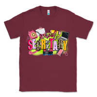 Burgundy school secretary Classic Tee - AdoDesignShop