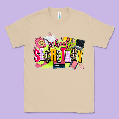 School Secretary Classic Tee Designed By Adodesignshop