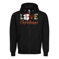 Black love christmas Zipper Hoodie - AdoDesignShop