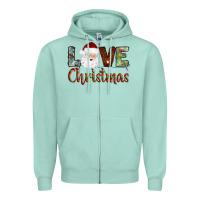 Seafoam love christmas Zipper Hoodie - AdoDesignShop