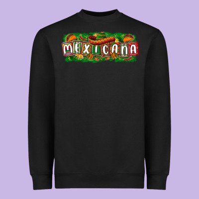 Mexicana Heavyweight Sweatshirt Designed By Texasbilliewilder