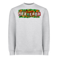 Heather Grey Mexicana Heavyweight Sweatshirt - texasbilliewilder