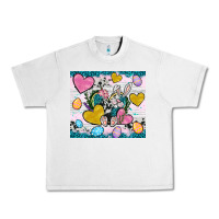 Lunar Rock Easter hearts Cowhide tumbler Easter Day Urban Heavy Tee - Neo Western