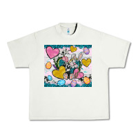 Pistachio Easter hearts Cowhide tumbler Easter Day Urban Heavy Tee - Neo Western