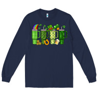 Navy obsessive cup disorder st patrick s day Long Sleeve Tee - Artiststas