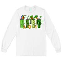 White obsessive cup disorder st patrick s day Long Sleeve Tee - Artiststas
