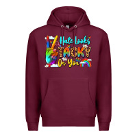 Burgundy hate looks tacky on you Premium Hoodie - LillyAllenDesigns