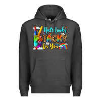 Charcoal Heather hate looks tacky on you Premium Hoodie - LillyAllenDesigns