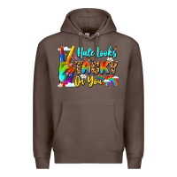 Coffee hate looks tacky on you Premium Hoodie - LillyAllenDesigns
