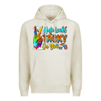 Oatmeal Heather hate looks tacky on you Premium Hoodie - LillyAllenDesigns