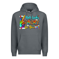 Rock hate looks tacky on you Premium Hoodie - LillyAllenDesigns