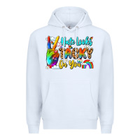 White hate looks tacky on you Premium Hoodie - LillyAllenDesigns