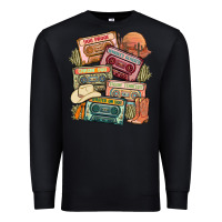 Black country cassette tapes Premium Sweatshirt - MaliasSmallBusiness