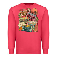 Cardinal country cassette tapes Premium Sweatshirt - MaliasSmallBusiness