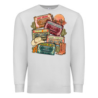 Dove Grey country cassette tapes Premium Sweatshirt - MaliasSmallBusiness