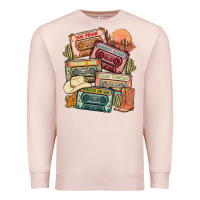 Pale Pink country cassette tapes Premium Sweatshirt - MaliasSmallBusiness