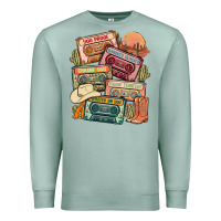 Seafoam country cassette tapes Premium Sweatshirt - MaliasSmallBusiness
