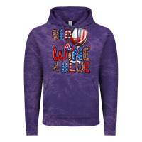 Cloud Purple red wine and blue Vintage Hoodie - Zillion Design Studio