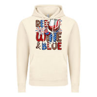 Vintage Artic red wine and blue Vintage Hoodie - Zillion Design Studio