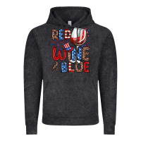 Vintage Black red wine and blue Vintage Hoodie - Zillion Design Studio