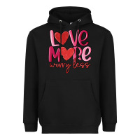 Black love more worry less Heavyweight Hoodie - MaliasSmallBusiness