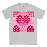 Moon Dust valentines day hearts seamless pattern Classic Tee - BundleAndBundleShop