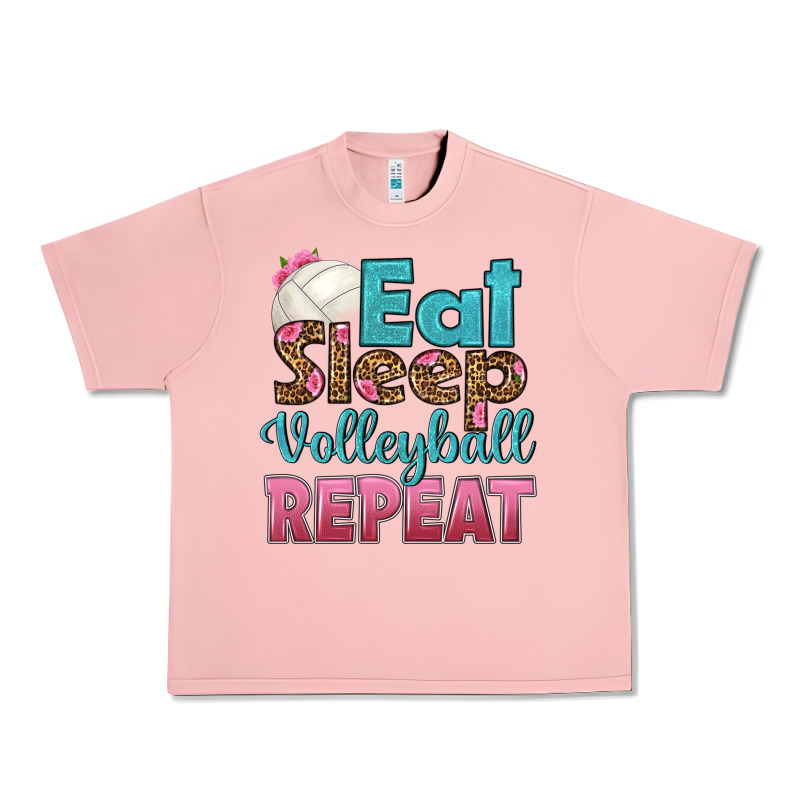 Eat Sleep Volleyball Repeat Urban Heavy Tee by HRA Design Shop | Teevron