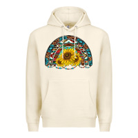 Tofu western sunflowers aztec leopard serape  rainbows Premium Hoodie - AdoDesignShop