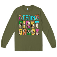 Army Green team first grade Long Sleeve Tee - JahusDesignShop