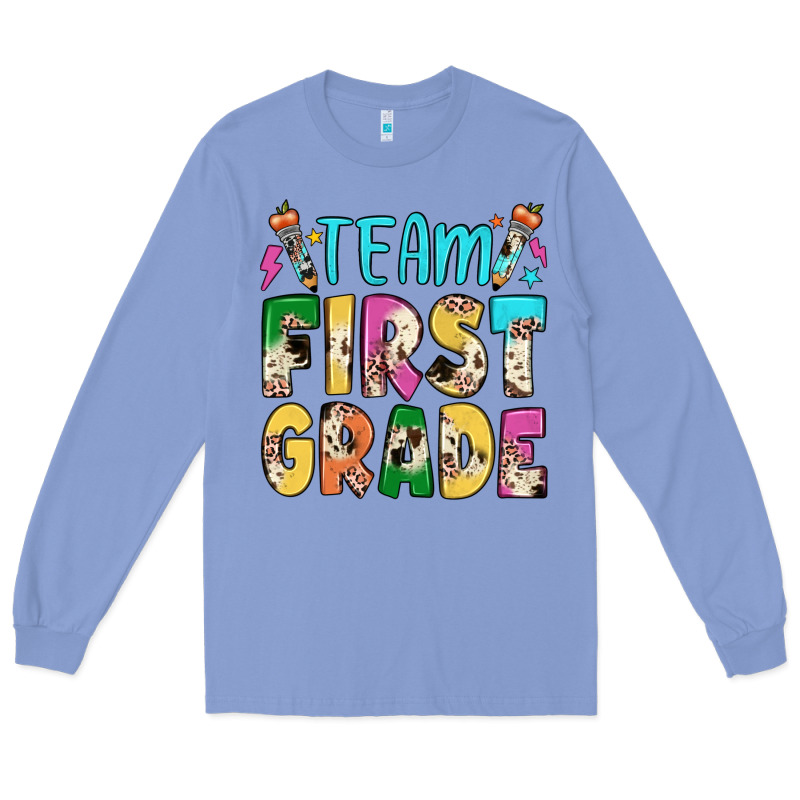 Team First Grade Long Sleeve Tee by JahusDesignShop | Teevron