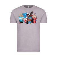 Vintage Zinc usa coffee cups Vintage Tee - Zillion Design Studio