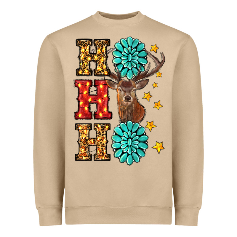 Christmas Ho Ho Ho Heavyweight Sweatshirt by RanaPortraitStore | Teevron