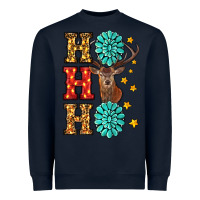Navy christmas ho ho ho Heavyweight Sweatshirt - RanaPortraitStore