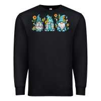 Black sunflower gnomes Premium Sweatshirt - MaliasSmallBusiness