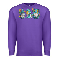 Purple sunflower gnomes Premium Sweatshirt - MaliasSmallBusiness