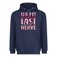Navy on my husband last nerve Heavyweight Hoodie - MaliasSmallBusiness