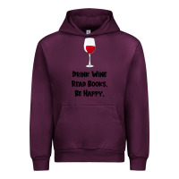 Mauve Wine drink wine, read books, be happy Urban Hoodie - Bettercallsaul