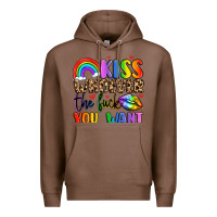 Chestnut kiss whoever the fuck you want Premium Hoodie - LillyAllenDesigns