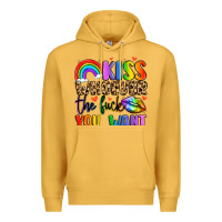 Mustard kiss whoever the fuck you want Premium Hoodie - LillyAllenDesigns
