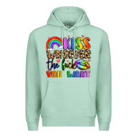 Seafoam kiss whoever the fuck you want Premium Hoodie - LillyAllenDesigns