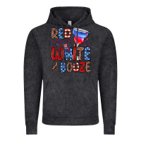 Vintage Black red white and booze Vintage Hoodie - Zillion Design Studio