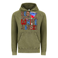 Vintage Olive red white and booze Vintage Hoodie - Zillion Design Studio