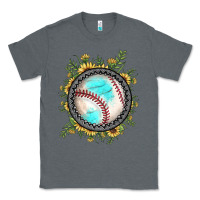 Charcoal Heather baseball gemstone sunflower Classic Tee - JahusDesignShop