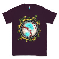 Plum baseball gemstone sunflower Classic Tee - JahusDesignShop