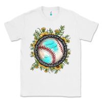 White baseball gemstone sunflower Classic Tee - JahusDesignShop