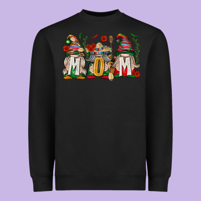 Mexican Mom Gnome Heavyweight Sweatshirt Designed By Texasbilliewilder