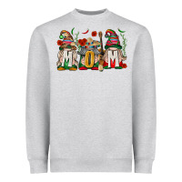 Heather Grey Mexican Mom Gnome Heavyweight Sweatshirt - texasbilliewilder