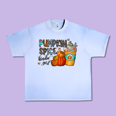 Pumpkin Spice Kinda Girl Urban Heavy Tee Designed By Cowhidedigitalart