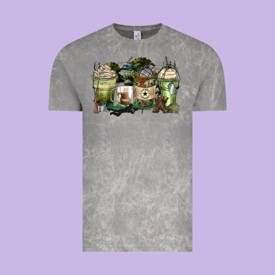 Veteran Coffee Cups Vintage Tee Designed By Zillion Design Studio